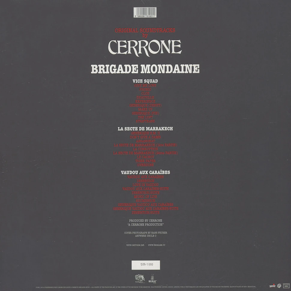Cerrone - Brigade Mondaine : The Soundtracks Anthology Box