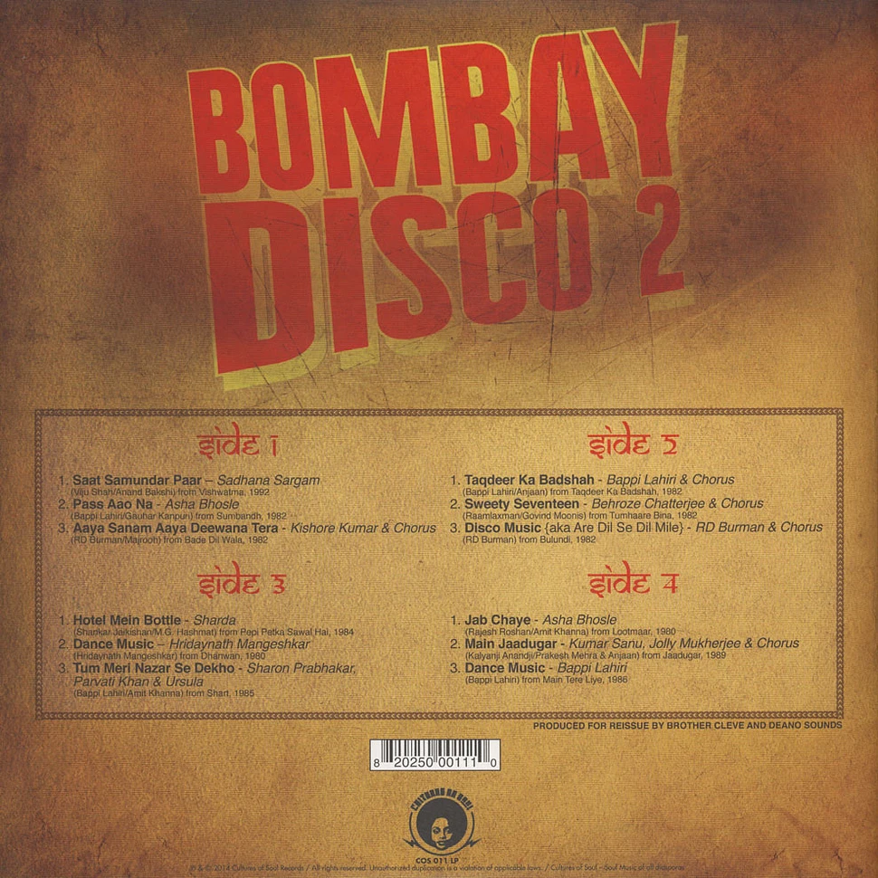V.A. - Bombay Disco Volume 2