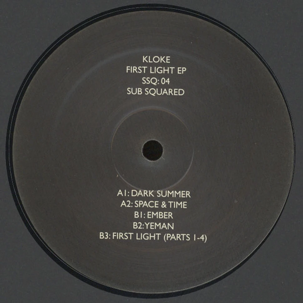 Kloke - First Light EP