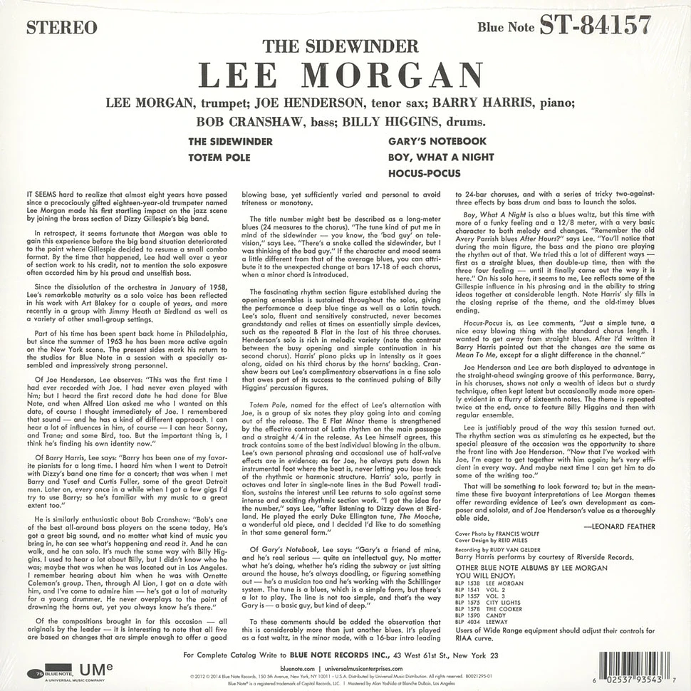 Lee Morgan - Sidewinder