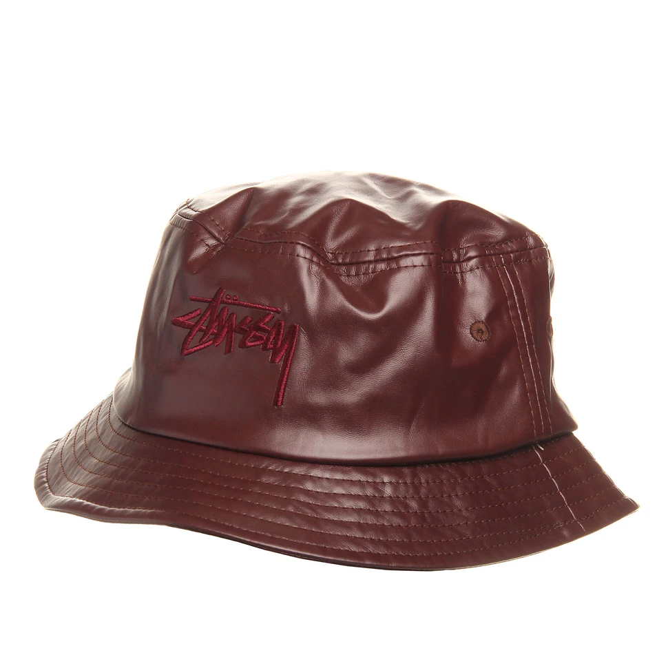 Stüssy - Stock Leather Bucket Hat