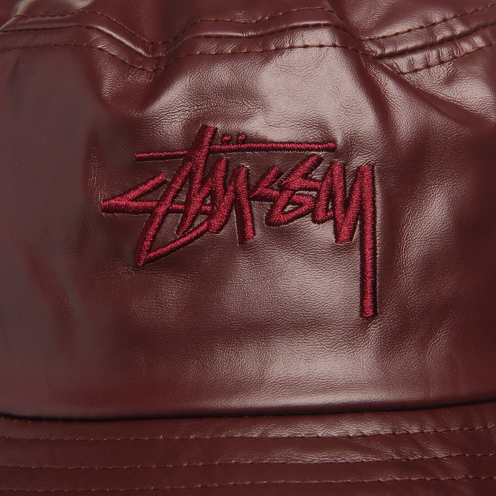 Stüssy - Stock Leather Bucket Hat