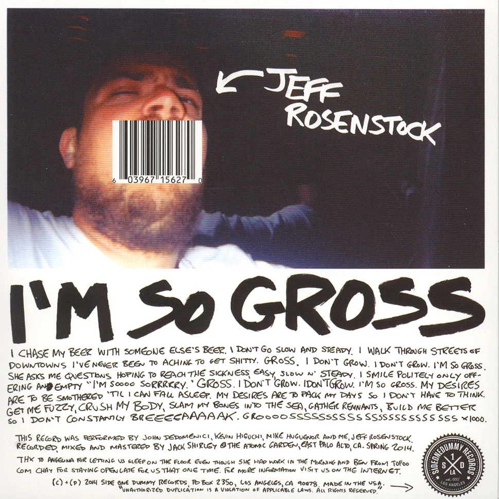 Jeff Rosenstock - Hey Allison / I'm So Gross