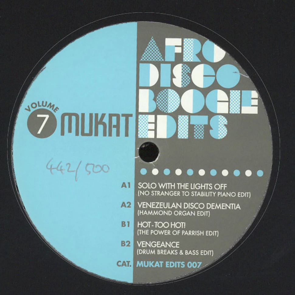 Mukat - Afro Disco Boogie Edits Volume 7