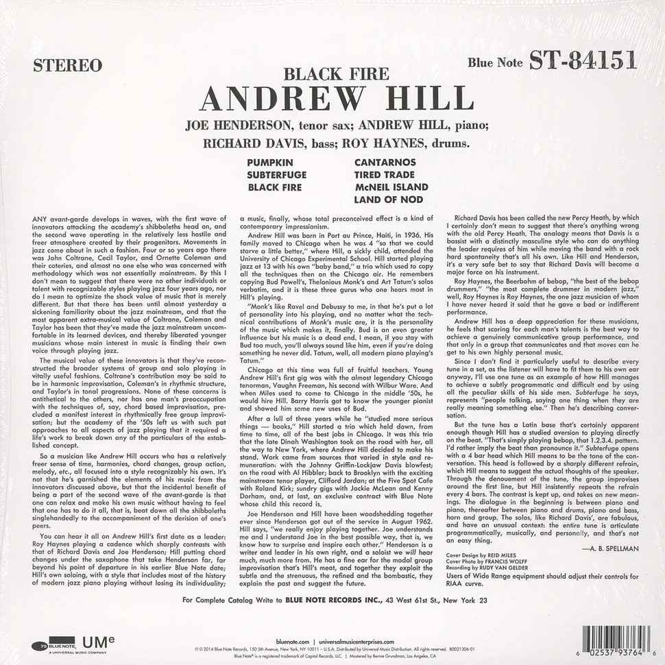 Andrew Hill - Black Fire