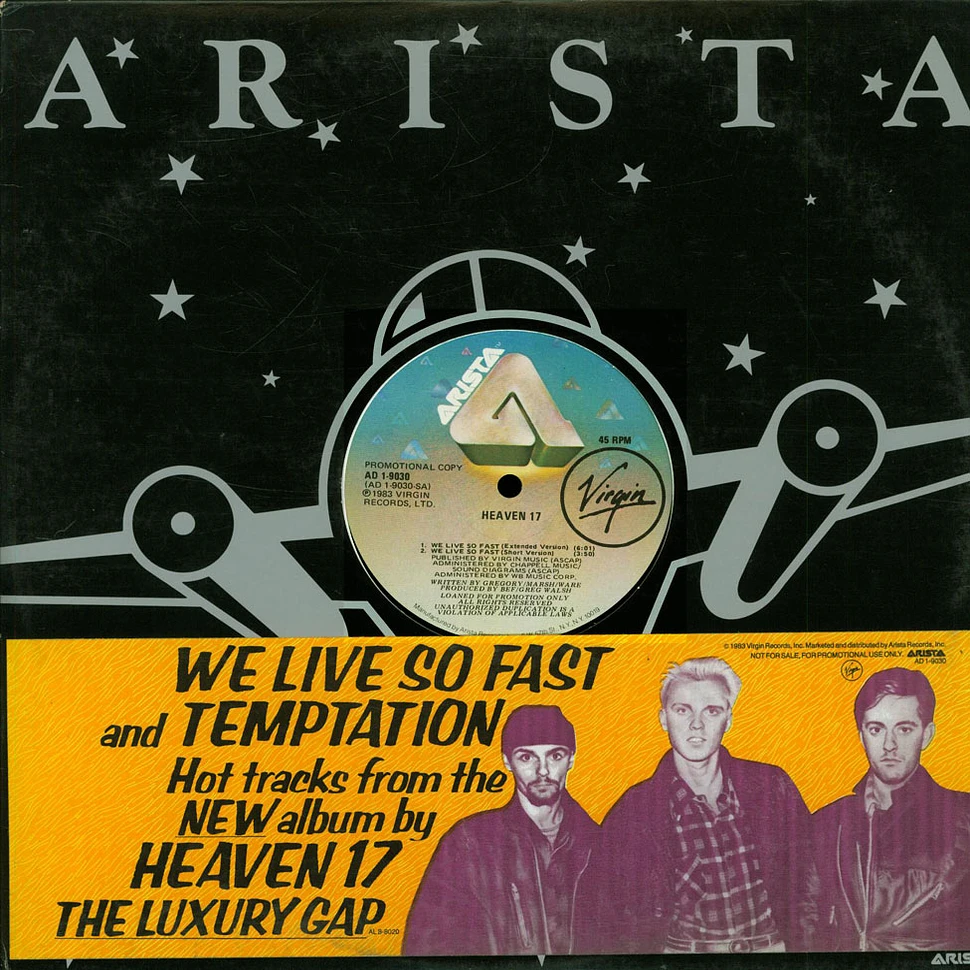 Heaven 17 - We Live So Fast / Temptation