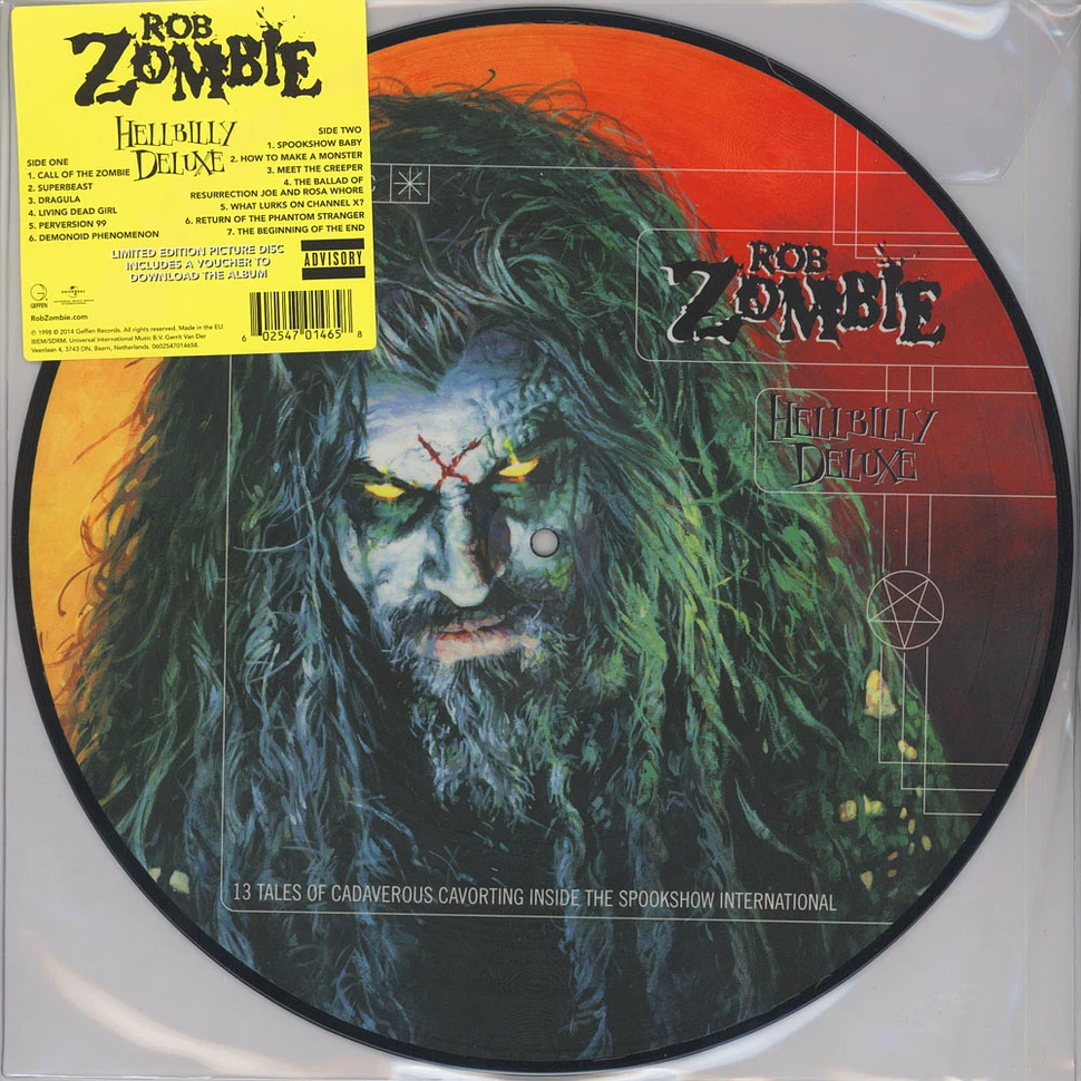 Rob Zombie - Hellbilly Deluxe Picture Disc Edition