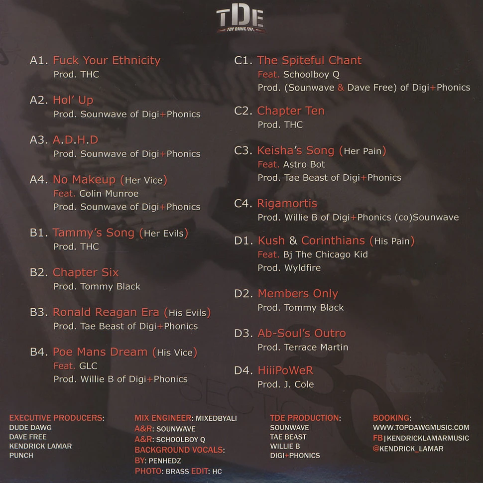 Kendrick Lamar - Section 80 Colored Vinyl Edition - - 2011 - UK | HHV