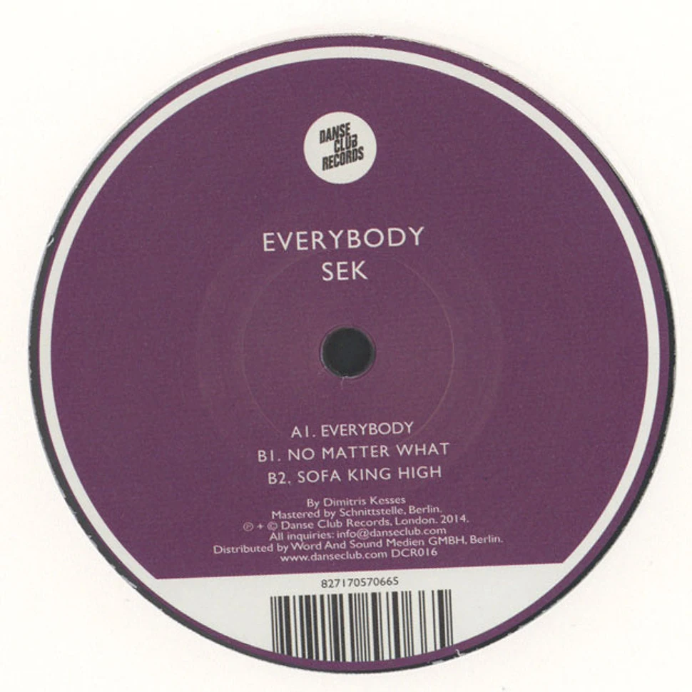 Sek - Everybody EP