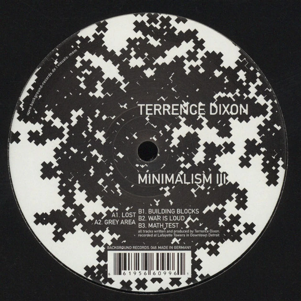 Terrence Dixon - Minimalism III