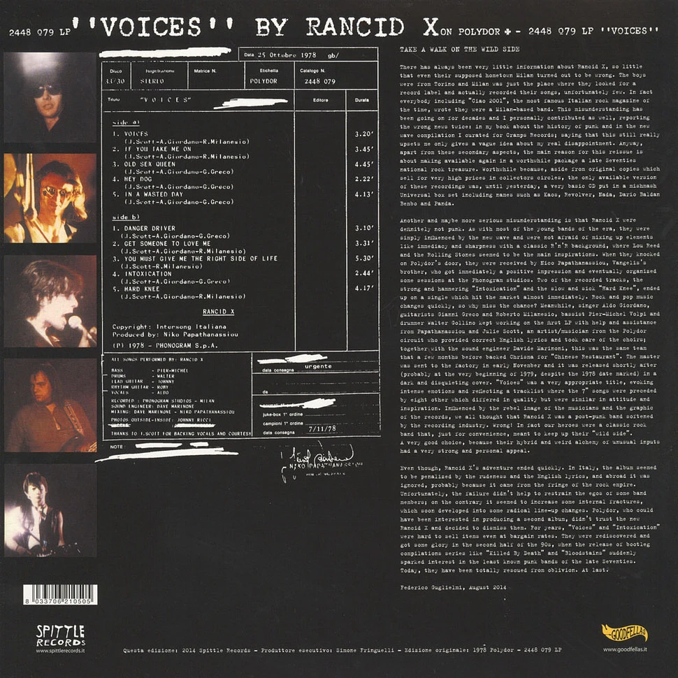 Rancid X - Voices