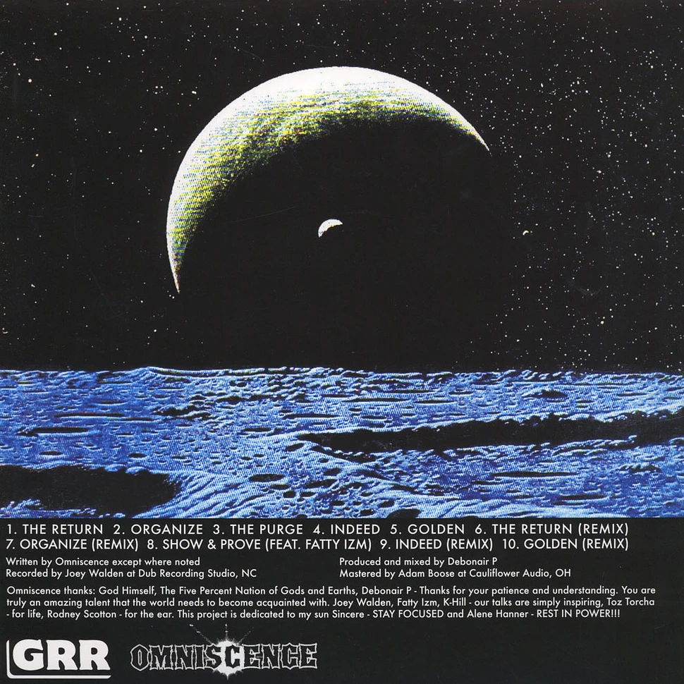 Omniscence - The God Hour EP Red / Blue Splatter Vinyl Edition