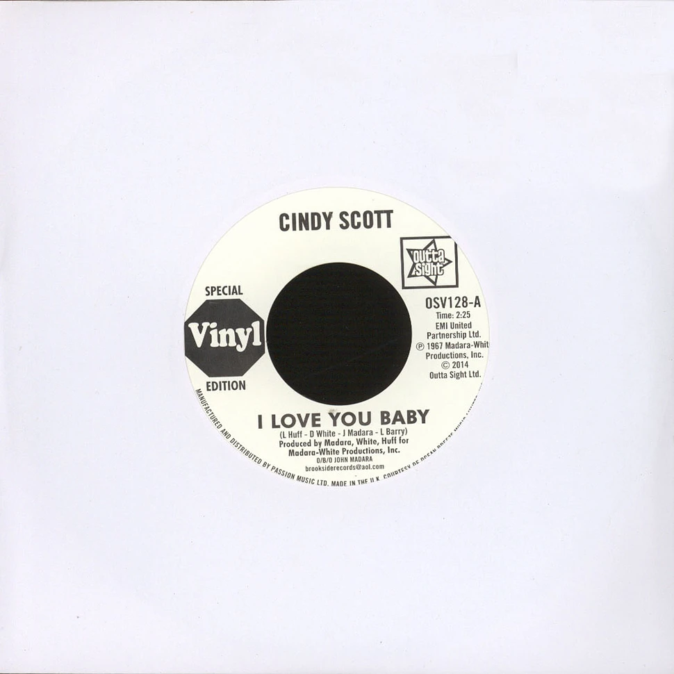 Cindy Scott - I Love You Baby / In Your Spare Time
