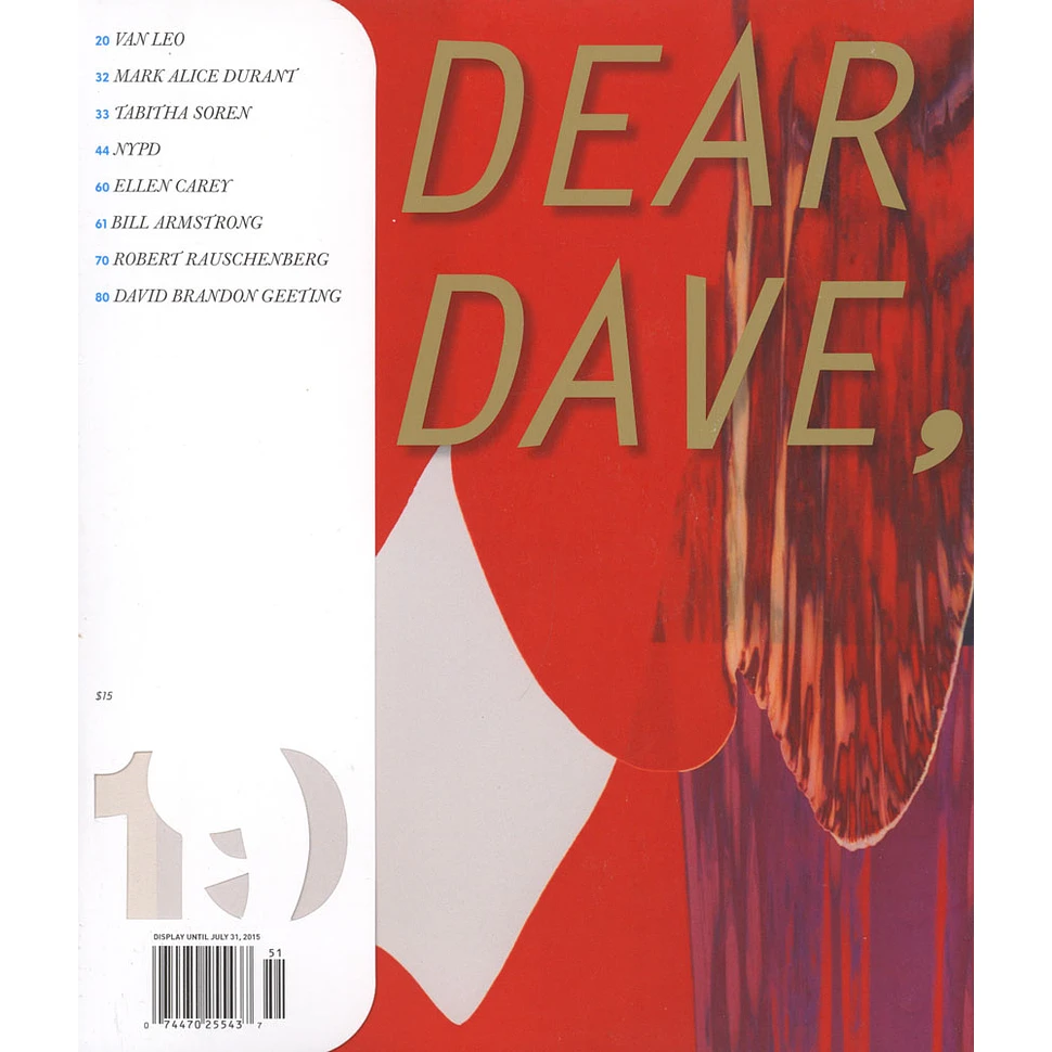 Dear Dave - 2015 - Issue 19