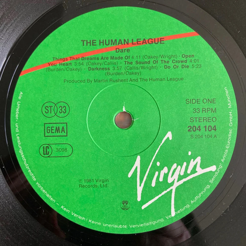 The Human League - Dare!