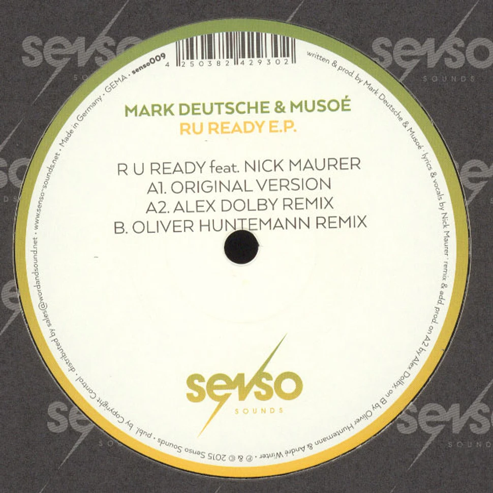 Mark Deutsche & Musoé - R U Ready EP Huntemann + A. Dolby Remixes