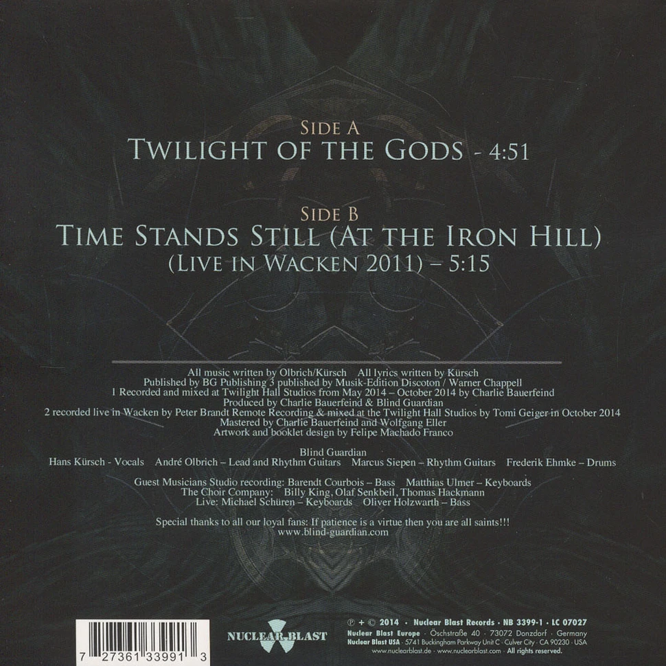 Blind Guardian - Twilight Of The Gods Green Vinyl Edition