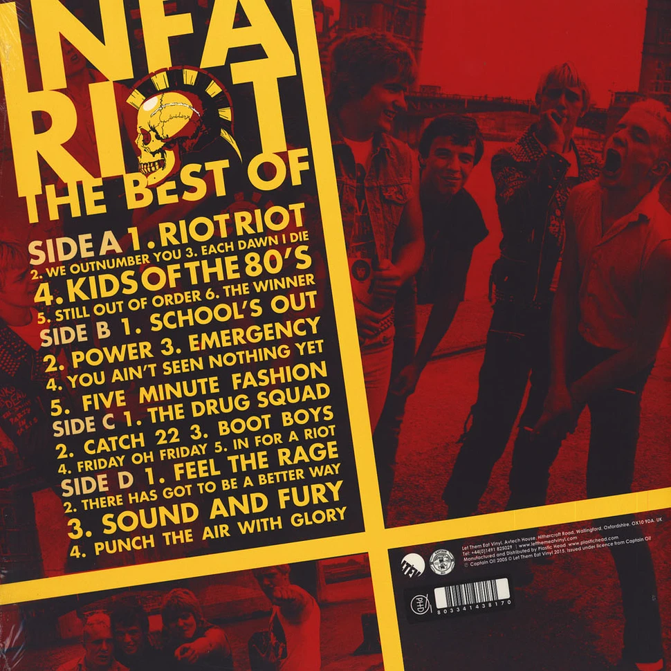 Infa Riot - The Best Of Yellow Vinyl Edition