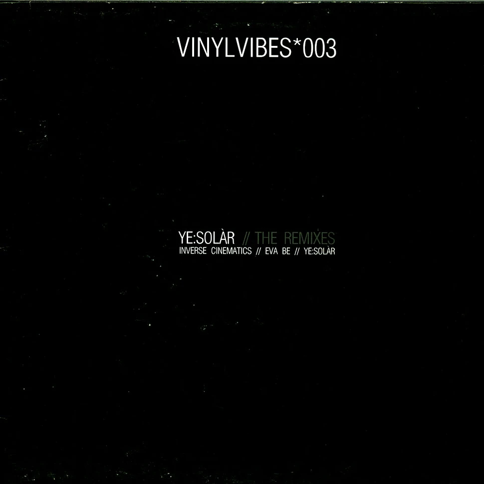 Ye:Solàr - The Remixes
