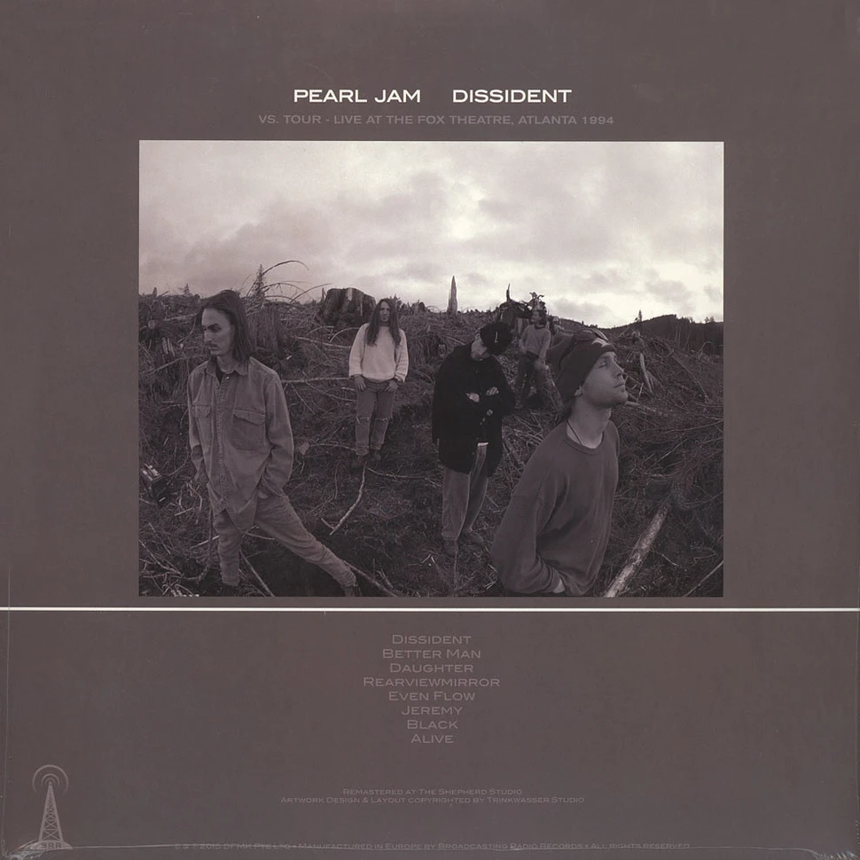 Pearl Jam - Dissident: Live At The Fox Theatre, Atlanta, GA - 1994