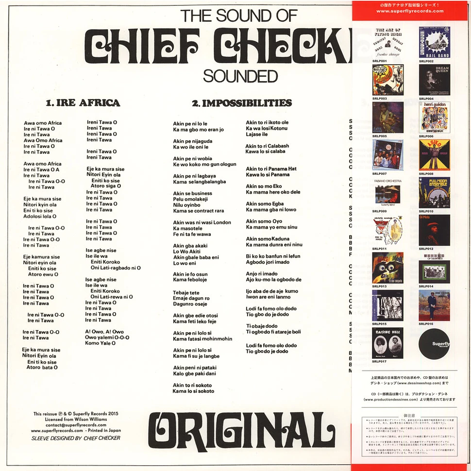 Chief Checker - Sounded Original