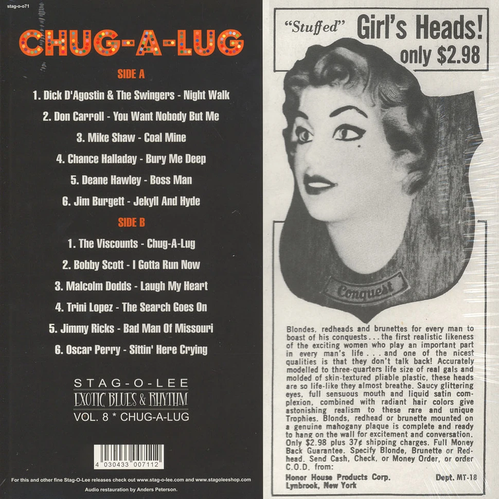 V.A. - Chug-A-Lug - Exotic Blues & Rhythm Volume 8