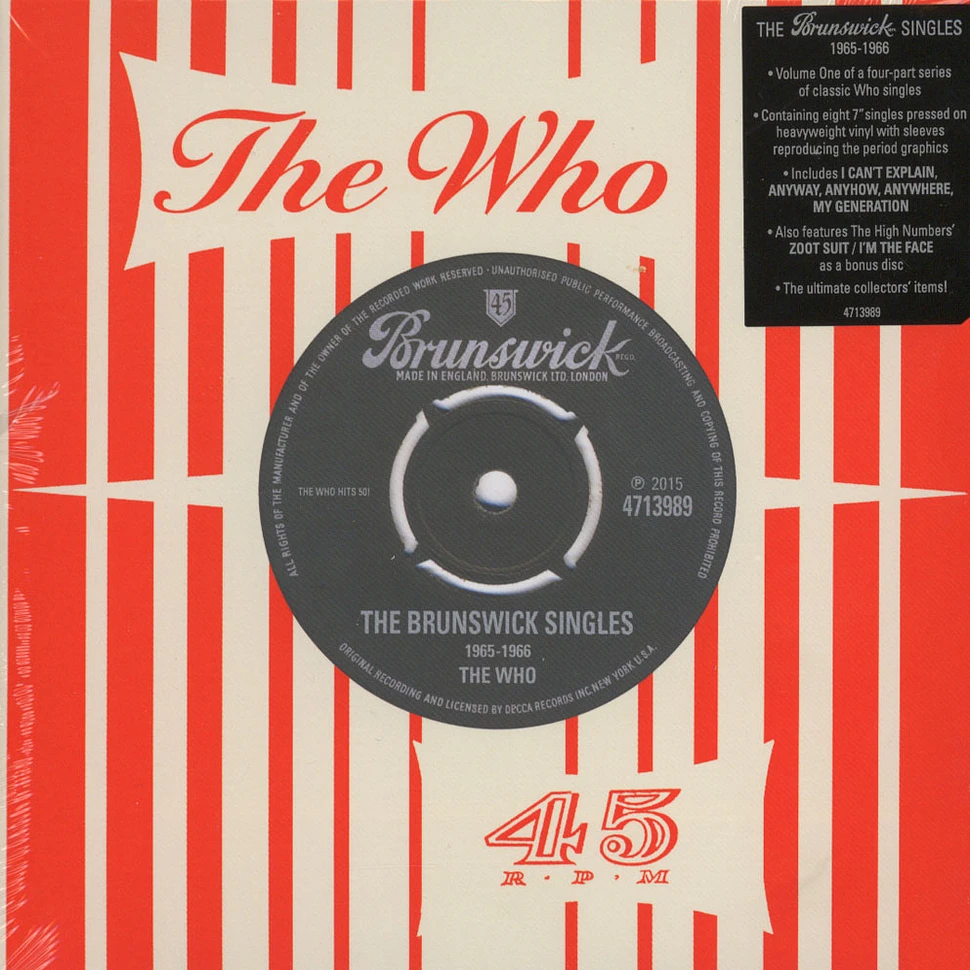 The Who - The Brunswick Singles 1965-1966