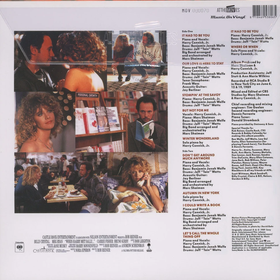 Harry Jr. Connick - OST When Harry Met Sally Colored Vinyl Edition