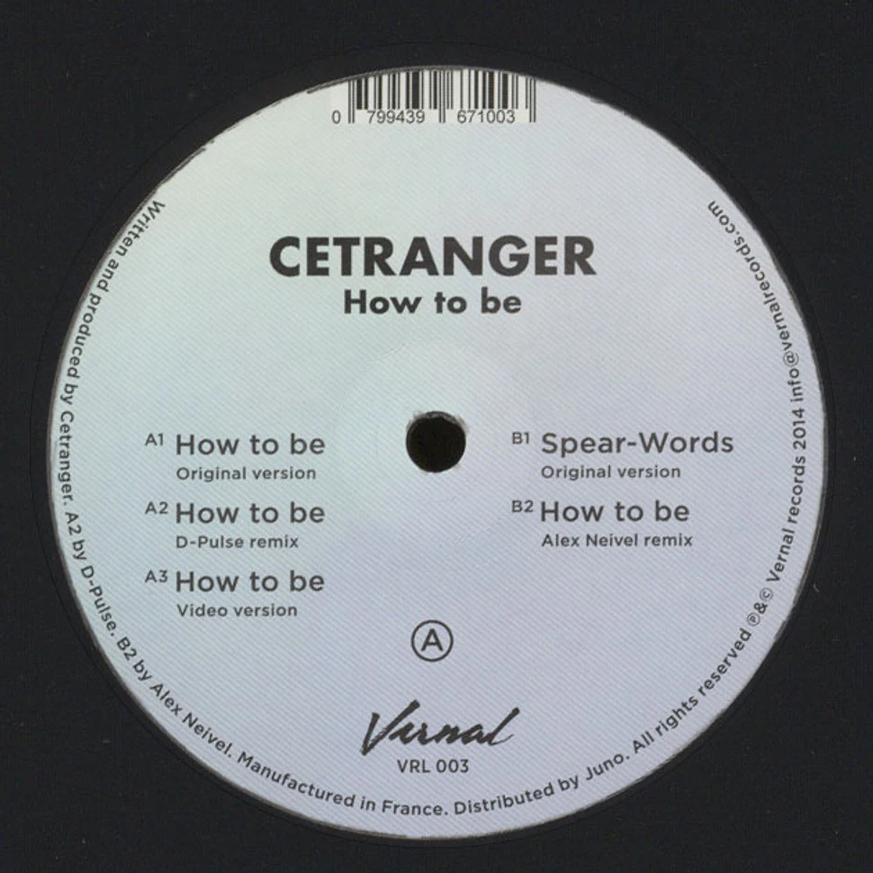 Cetranger - How To Be