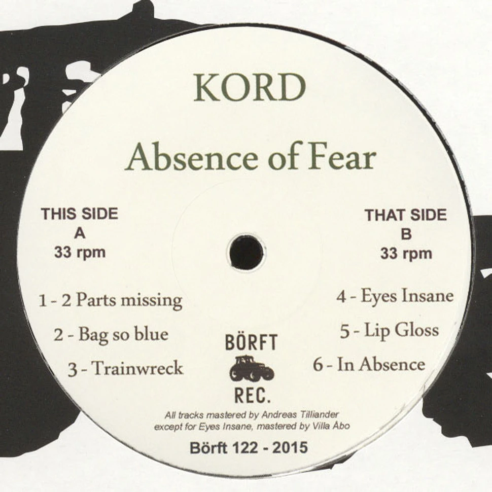 Kord - Absence of Fear