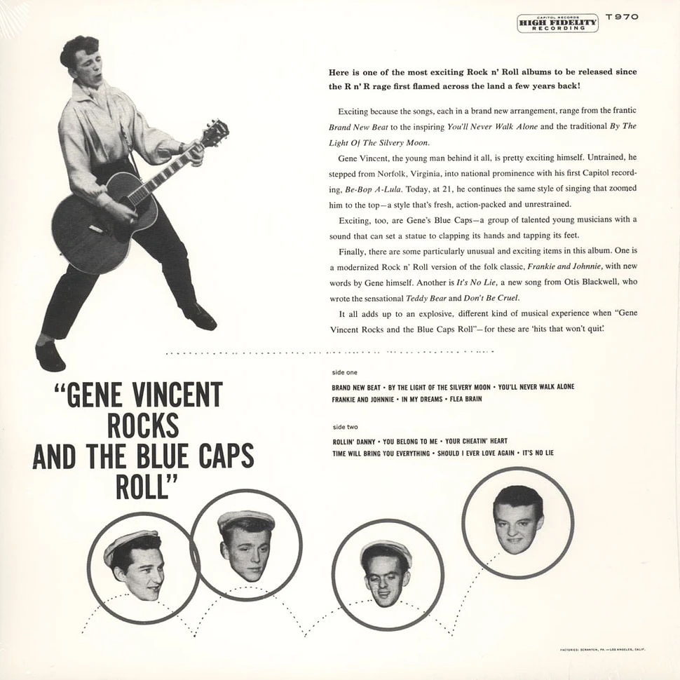 Gene Vincent - Gene Vincent Rocks & The Blue Caps Roll