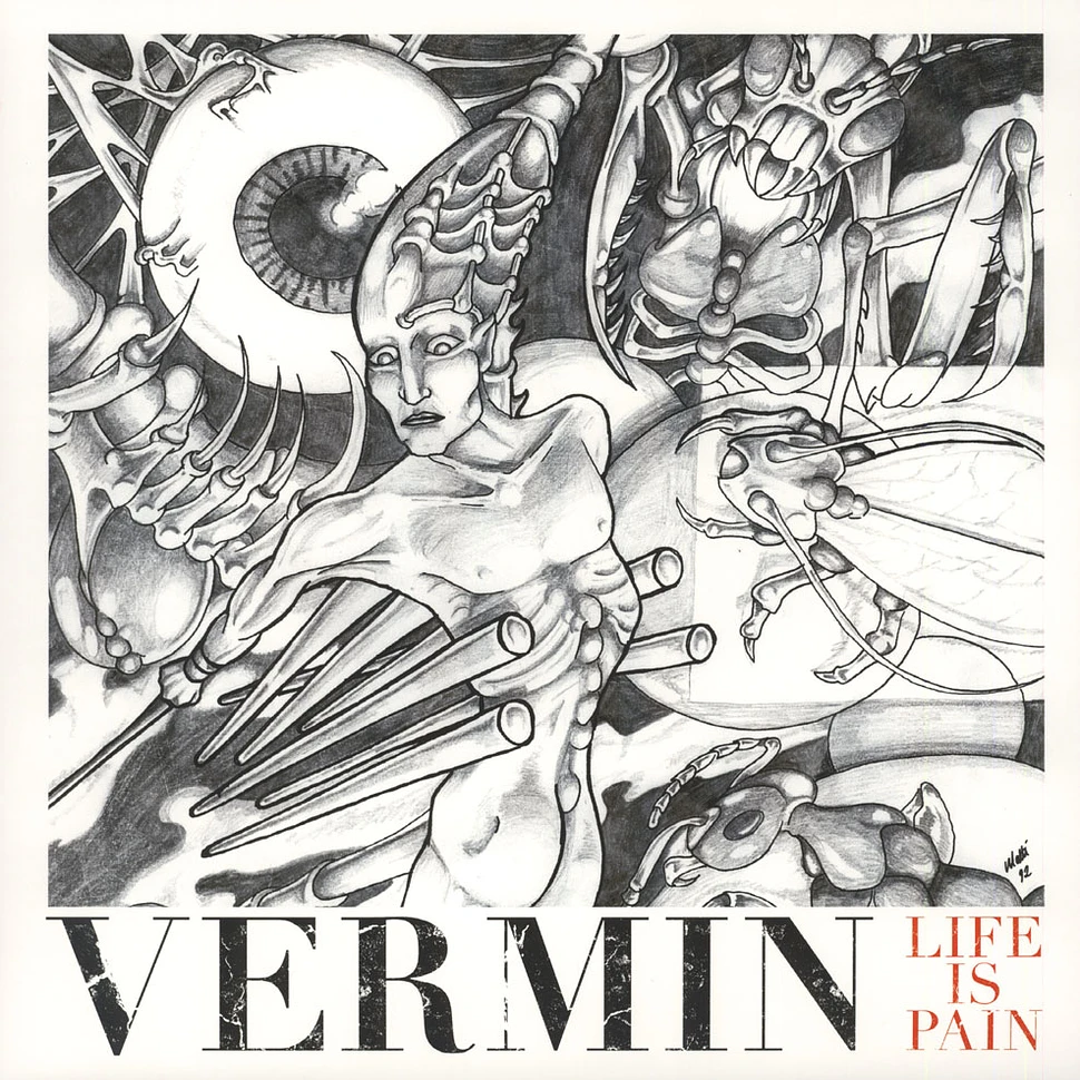 Vermin - Life Is Pain Red Vinyl Edition