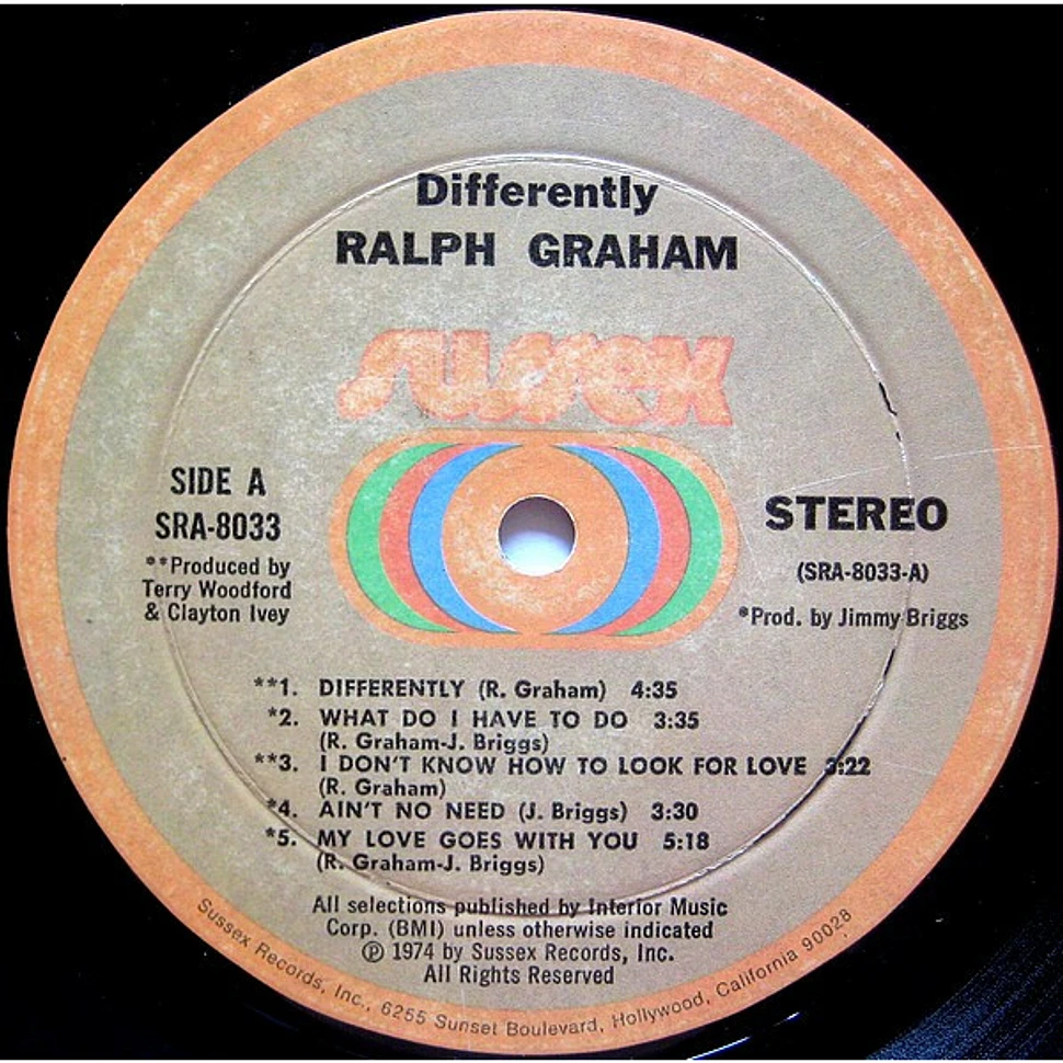 Ralph Graham - Differently