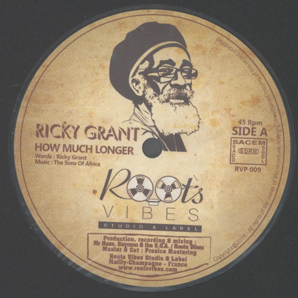Ricky Grant / The Strangers - How Much Longer / Strange Music