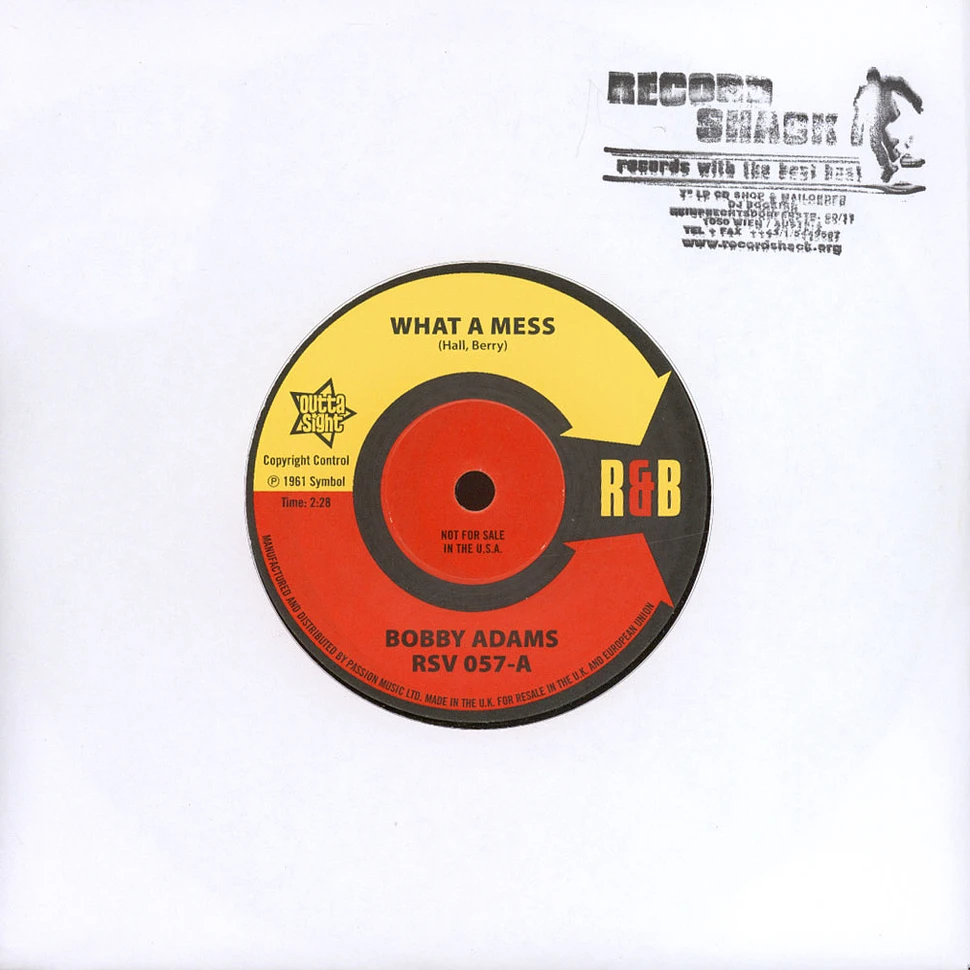 Bobby Adams / Otis Rush - What A Mess / Homework