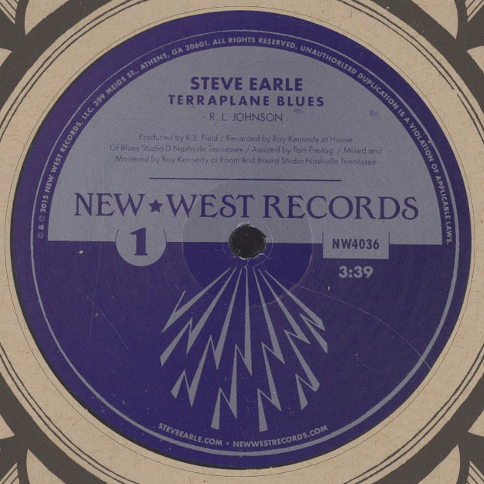 Steve Earle / Robert Johnson - Terraplane / Terraplane Blues