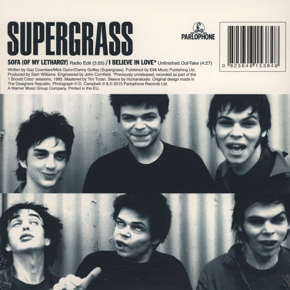 Supergrass - Sofa (Of My Lethagy) b/w I Believe in Love