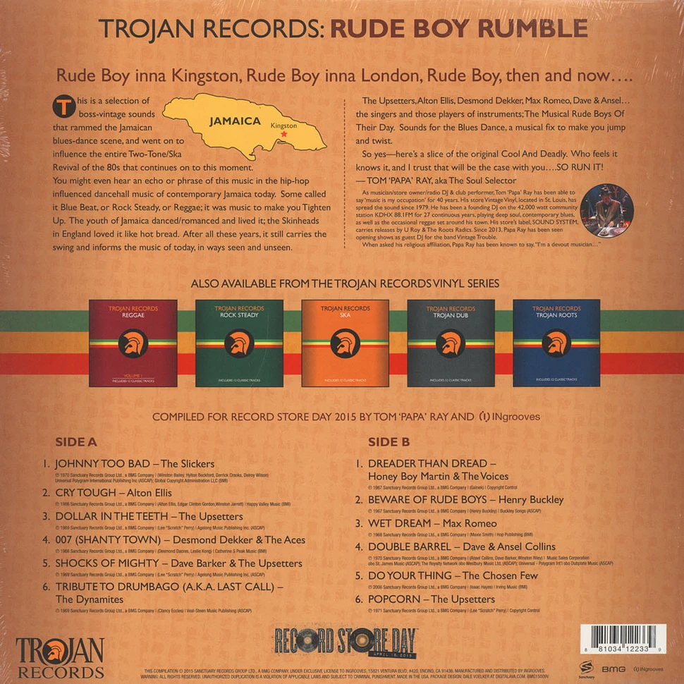 V.A. - Record Store Day Presents: Trojan Records: Rude Boy Rumble