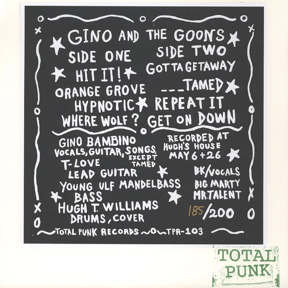 Gino And The Goons - Gino And The Goons