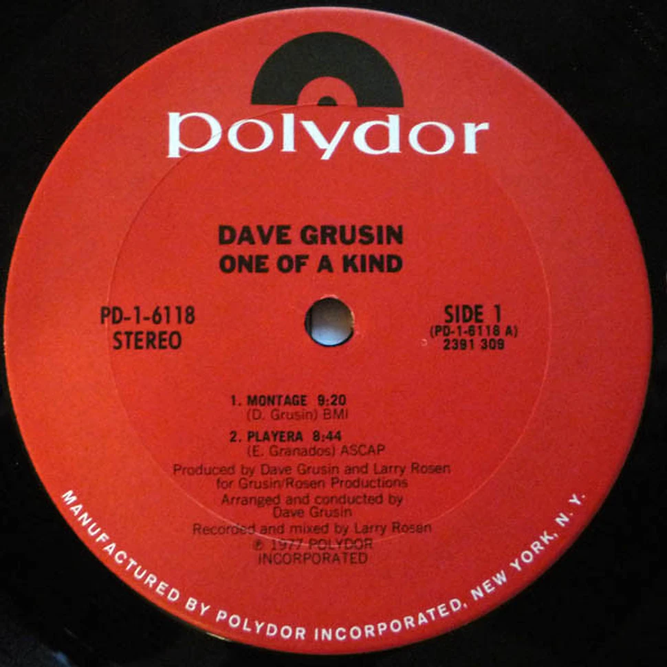 Dave Grusin - One Of A Kind