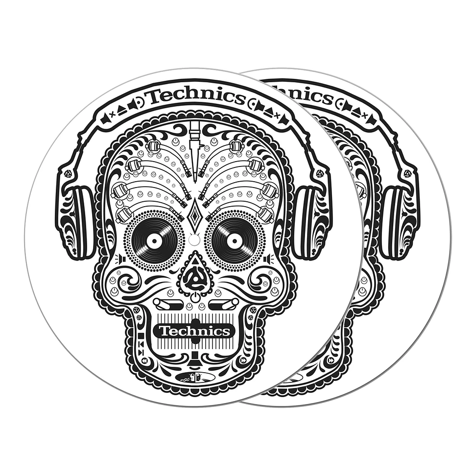 DMC & Technics - Skull Slipmat