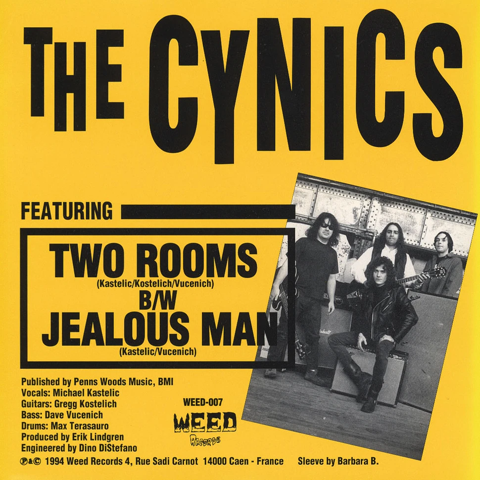 The Cynics - Two Rooms / Jealous Man