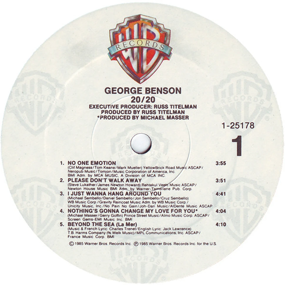 George Benson - 20/20