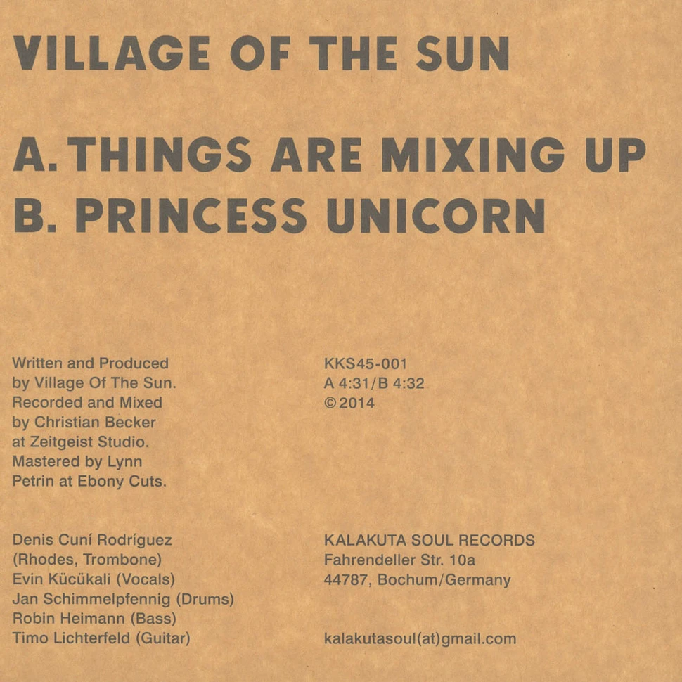Village Of The Sun - Things Are Mixing Up