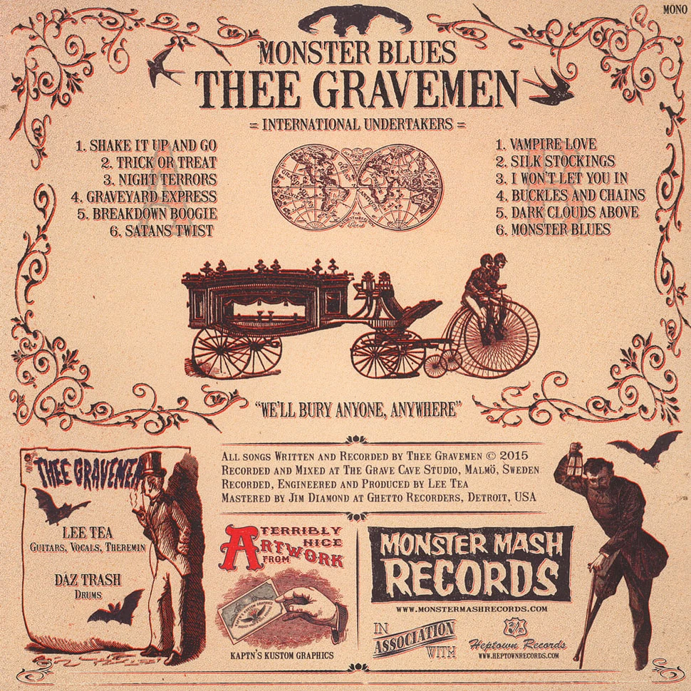 Thee Gravemen - Monster Blues