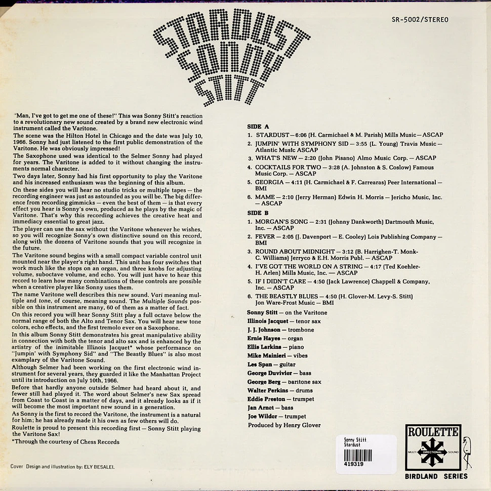 Sonny Stitt - Stardust