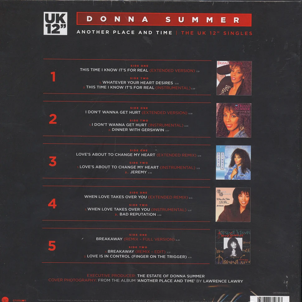 Donna Summer - Another Place And Time - The UK 12" Singles Colored Vinyl Edition