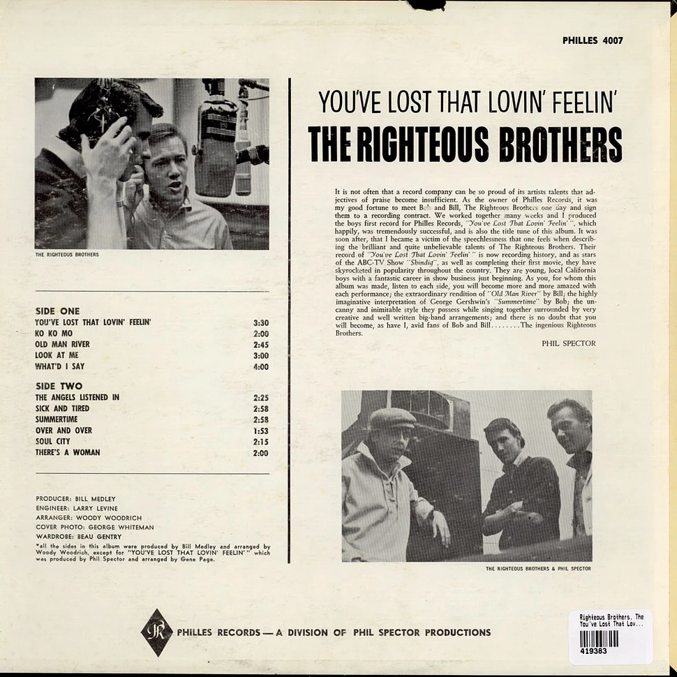 The Righteous Brothers - You've Lost That Lovin' Feelin'