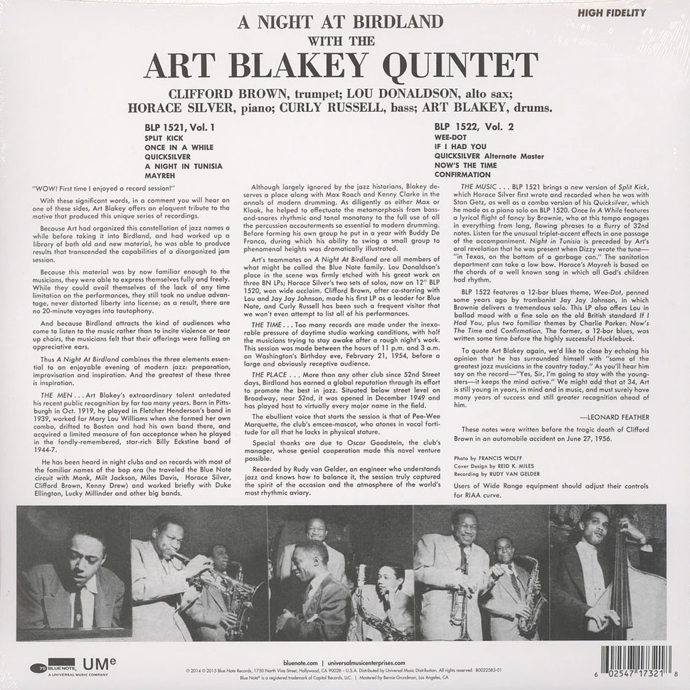 Art Blakey - Night At Birdland 1