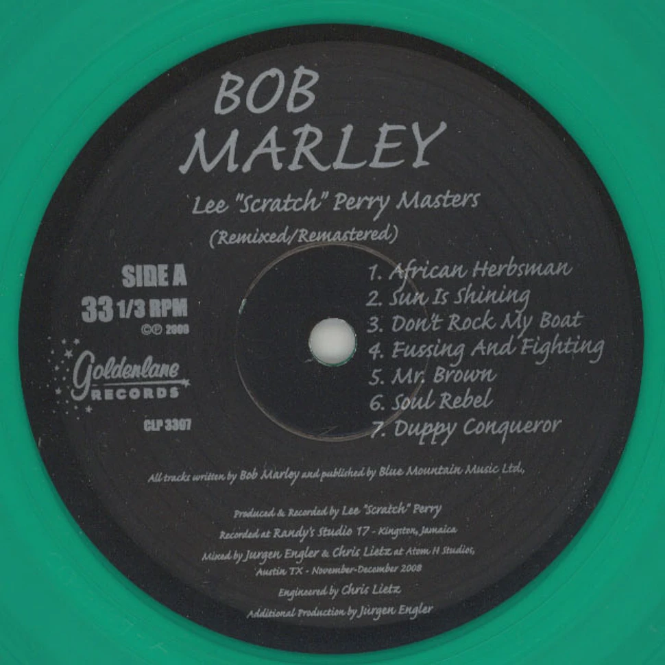 Bob Marley - Lee Perry Masters Colored Vinyl Edition